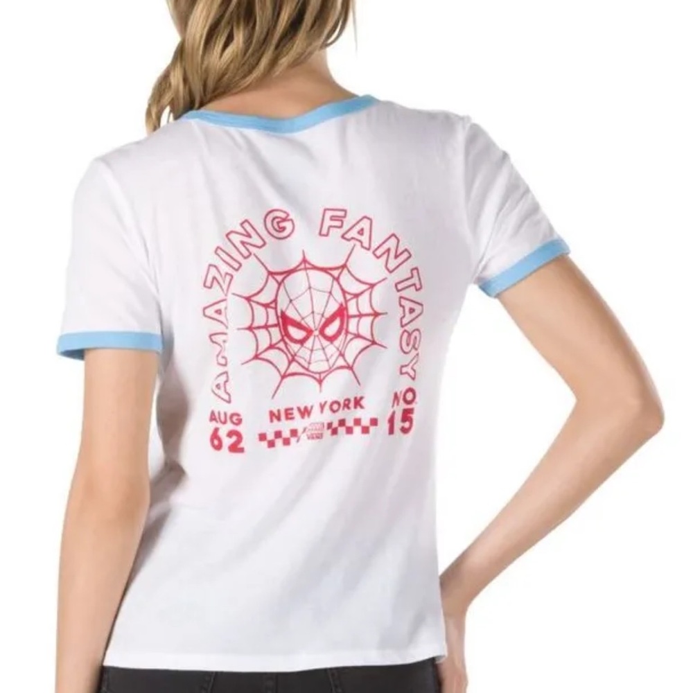Vans Amazing Spider-Man Ringer Tee Medium